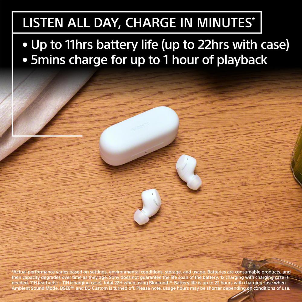 Sony WF-C510 Truly Wireless Earbuds, Black Bundle with Deco 6 Pairs of Earbud Tips - Image 9