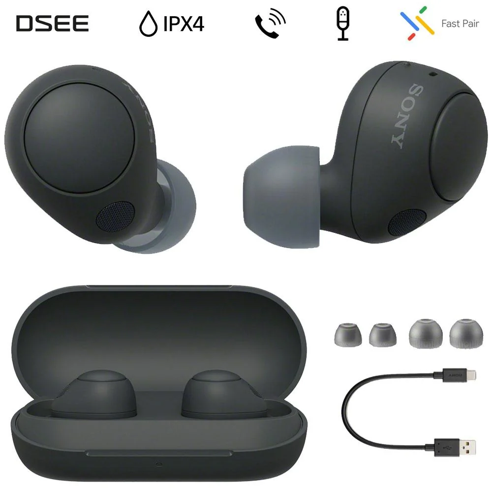 Sony WF-C700N Truly Wireless In-Ear Headphones, Black - Image 12