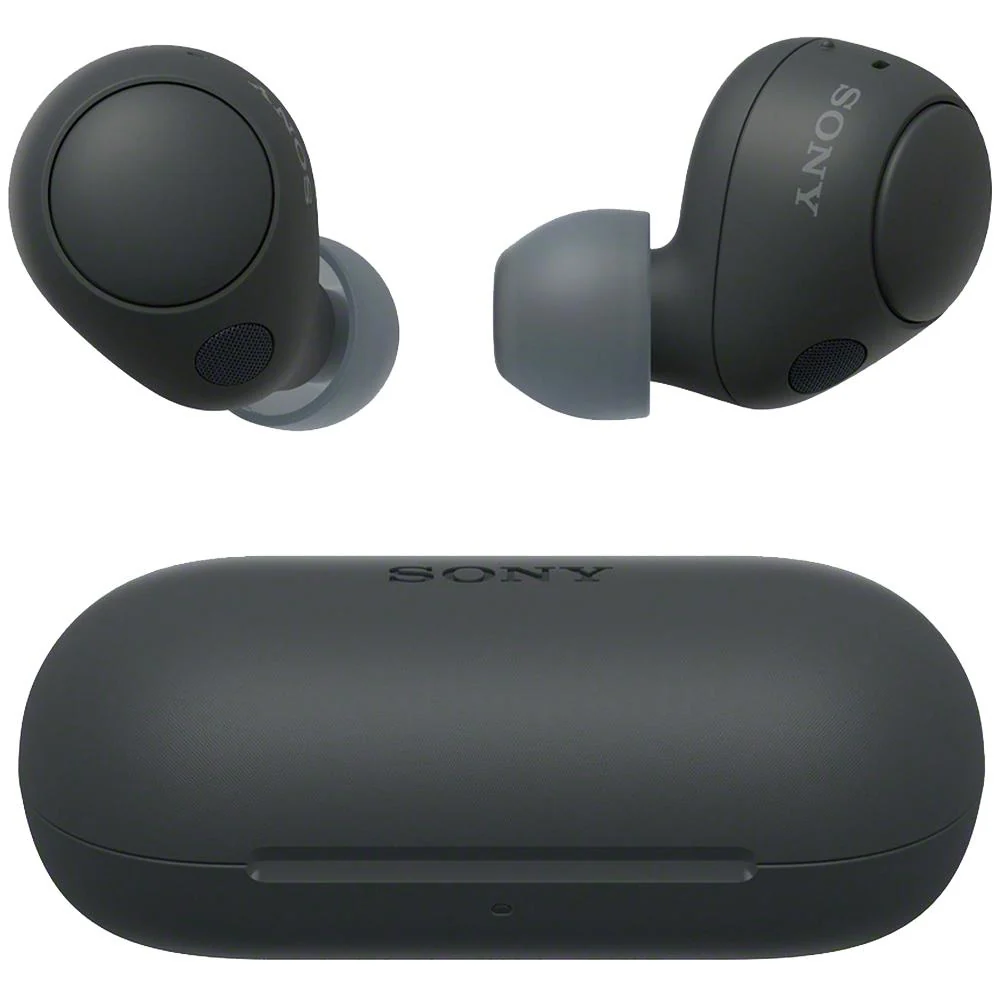 Sony WF-C700N Truly Wireless In-Ear Headphones, Black w/ 3 Year Warranty Bundle - Image 2