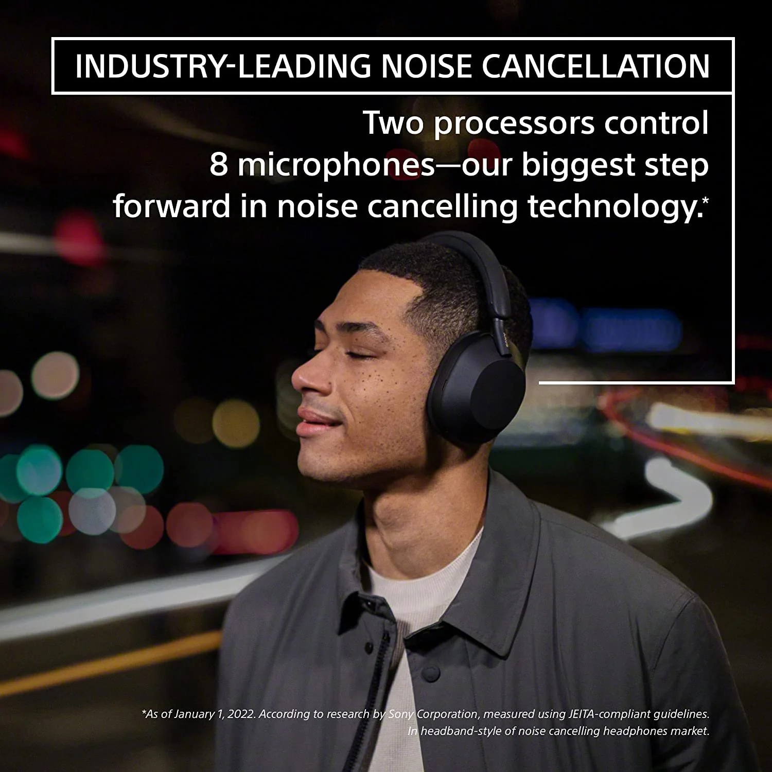 Sony WH-1000XM5 Wireless Industry Leading Noise Canceling Headphones, Black - Image 2