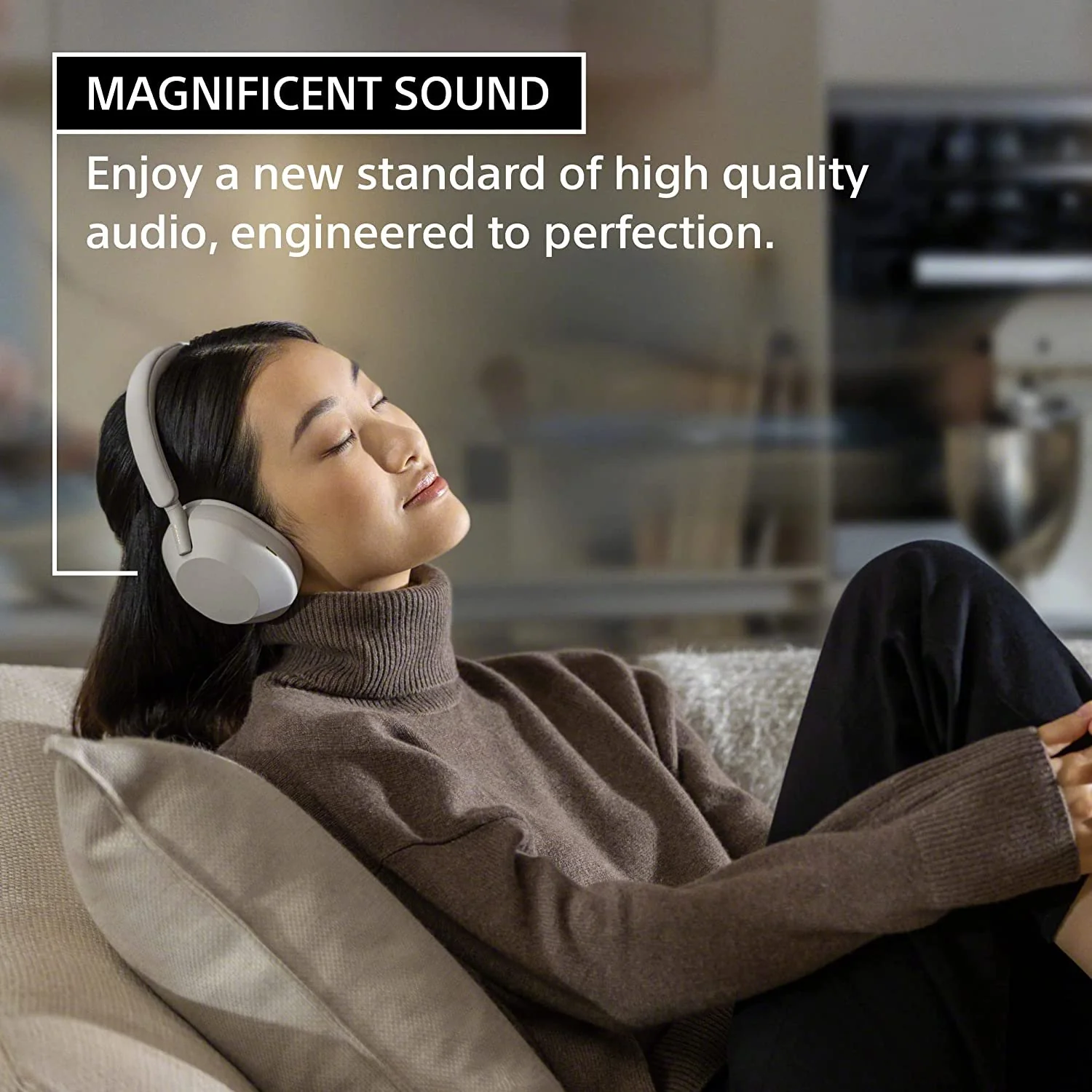 Sony WH-1000XM5 Wireless Industry Leading Noise Canceling Headphones, Black - Image 3