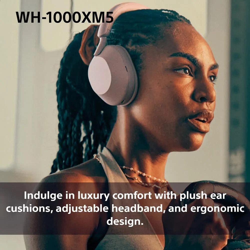 Sony Wireless Industry Leading Noise Canceling Headphones - WH1000XM5/P - Open Box - Image 10