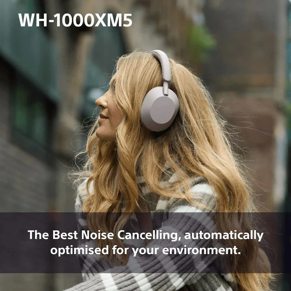 Sony Wireless Industry Leading Noise Canceling Headphones - WH1000XM5/P - Open Box - Image 11