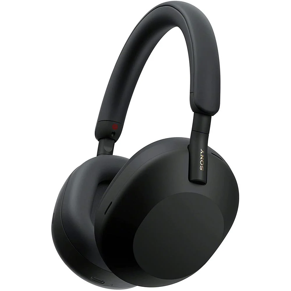 Sony WH-1000XM5 Wireless Noise Canceling Headphones, Black w/ 2YR Warranty Bundle - Image 2