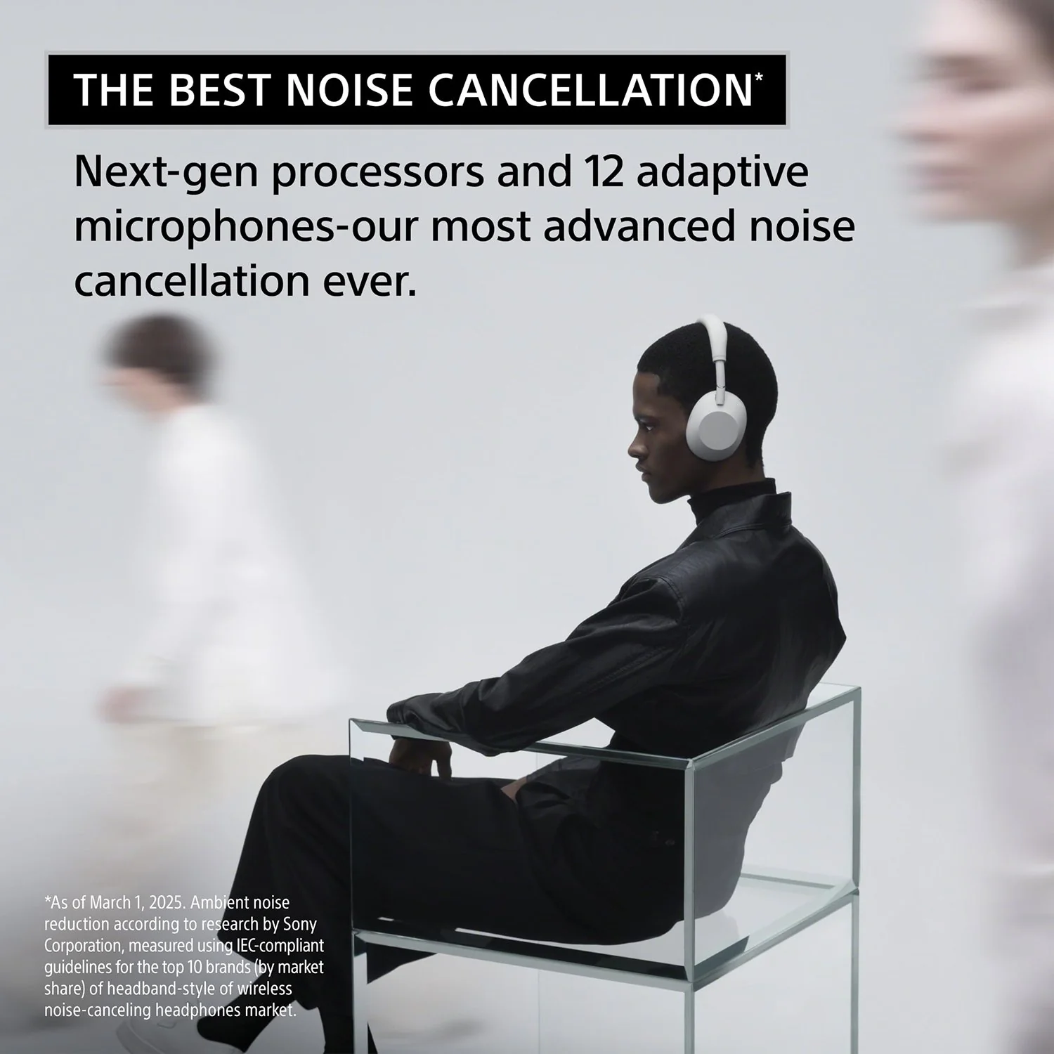 Sony WH-1000XM6 Best Wireless Noise Canceling Headphones | Black - Image 10