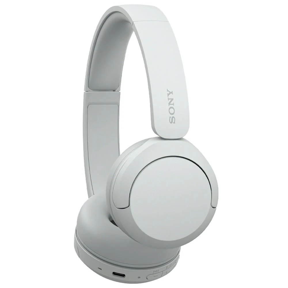 Sony WH-CH520 Wireless Headphones with Microphone, White w/ Pro Stand Kit - Image 3