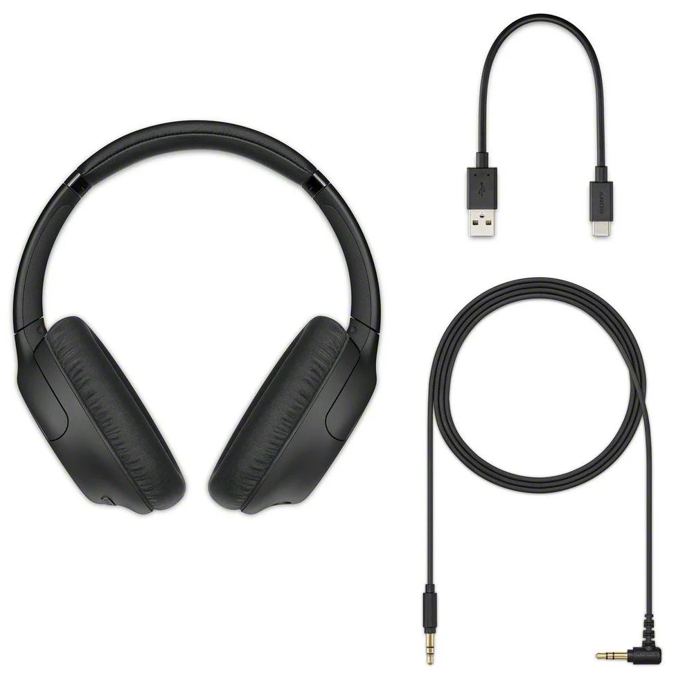 Sony WH-CH710N Bluetooth Wireless Noise-Canceling Headphones (Black) - Image 8