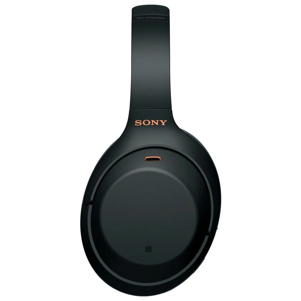 Sony WH1000XM4/B Noise Cancelling Wireless Headphones + Wood Headphone Stand - Image 8