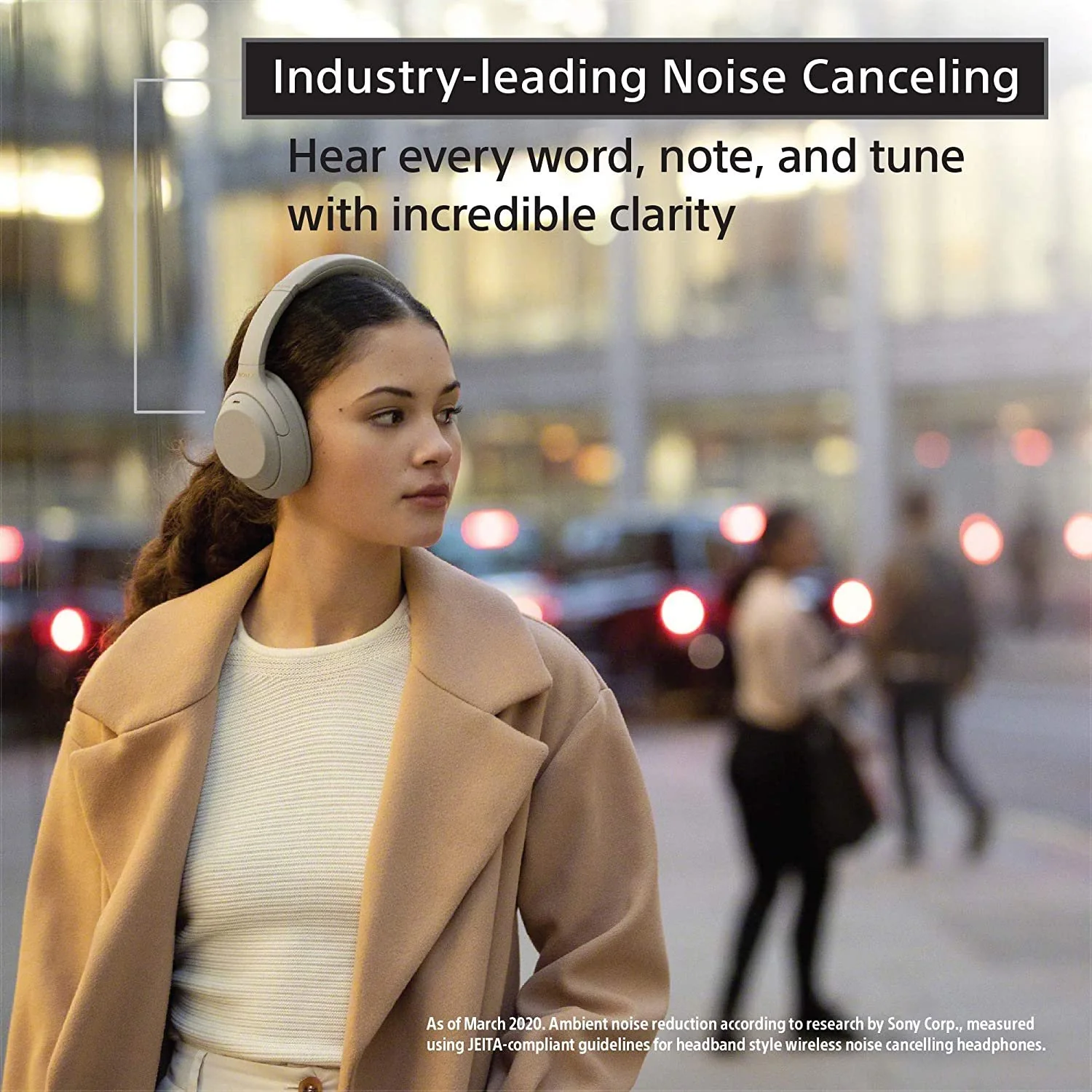 Sony WH1000XM4/B Premium NC Wireless Headphones (Black) Bundle with XB100 Speaker - Image 5
