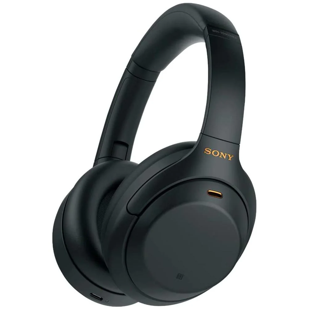 Sony WH1000XM4/B Premium Noise Cancelling Wireless Over-the-Ear Headphones - Open Box - Image 2