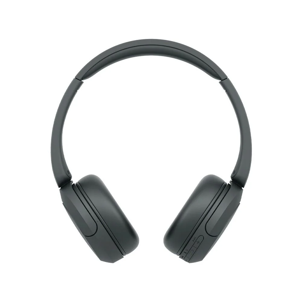 Sony Wireless Headphones with Microphone, Black with Wood Headphone Display Stand - Image 6