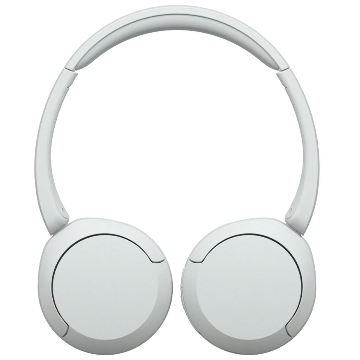 Sony Wireless Headphones with Microphone, White with Wood Headphone Display Stand - Image 4