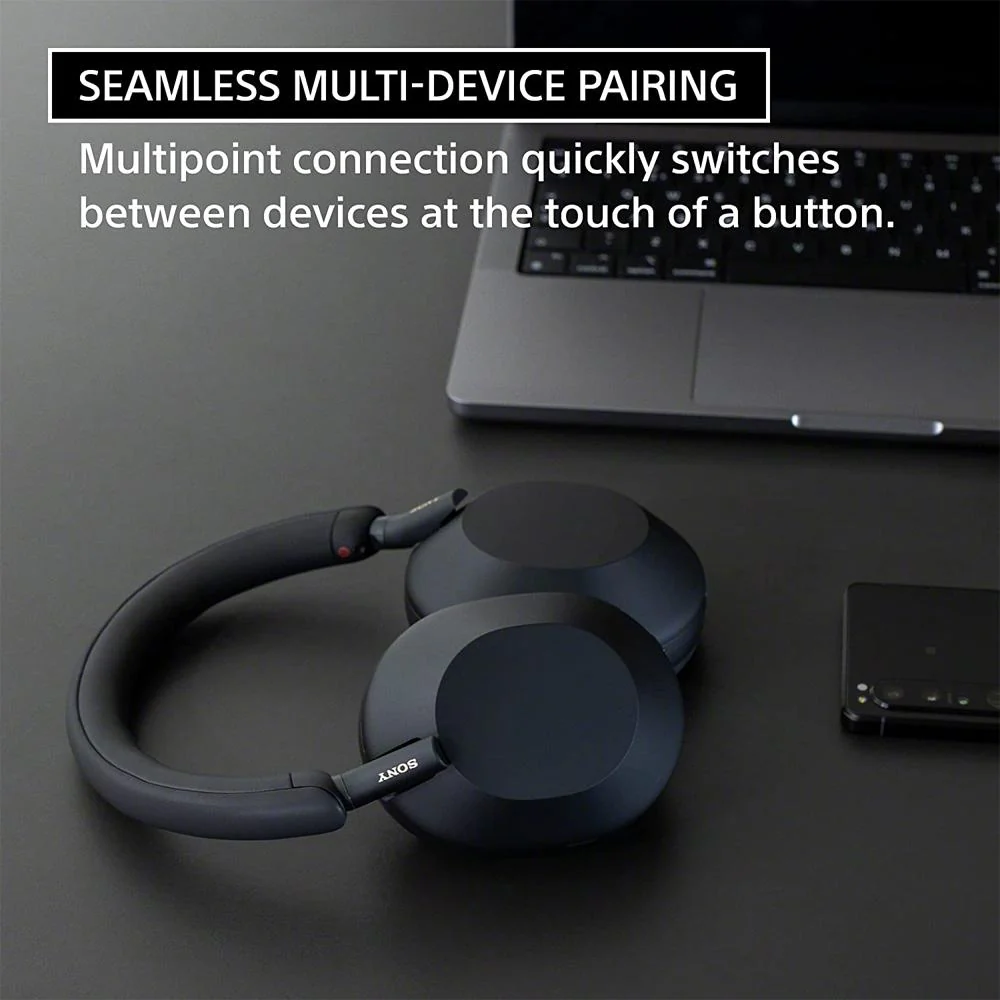 Sony Wireless Industry Leading Noise Canceling Headphones, Silver w/ Warranty Bundle - Image 12