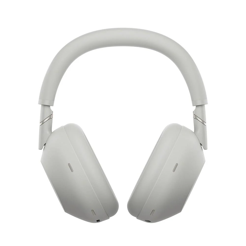 Sony Wireless Noise Canceling Headphones, Silver w/ Deco Gear Earpads & Master Guide - Image 3