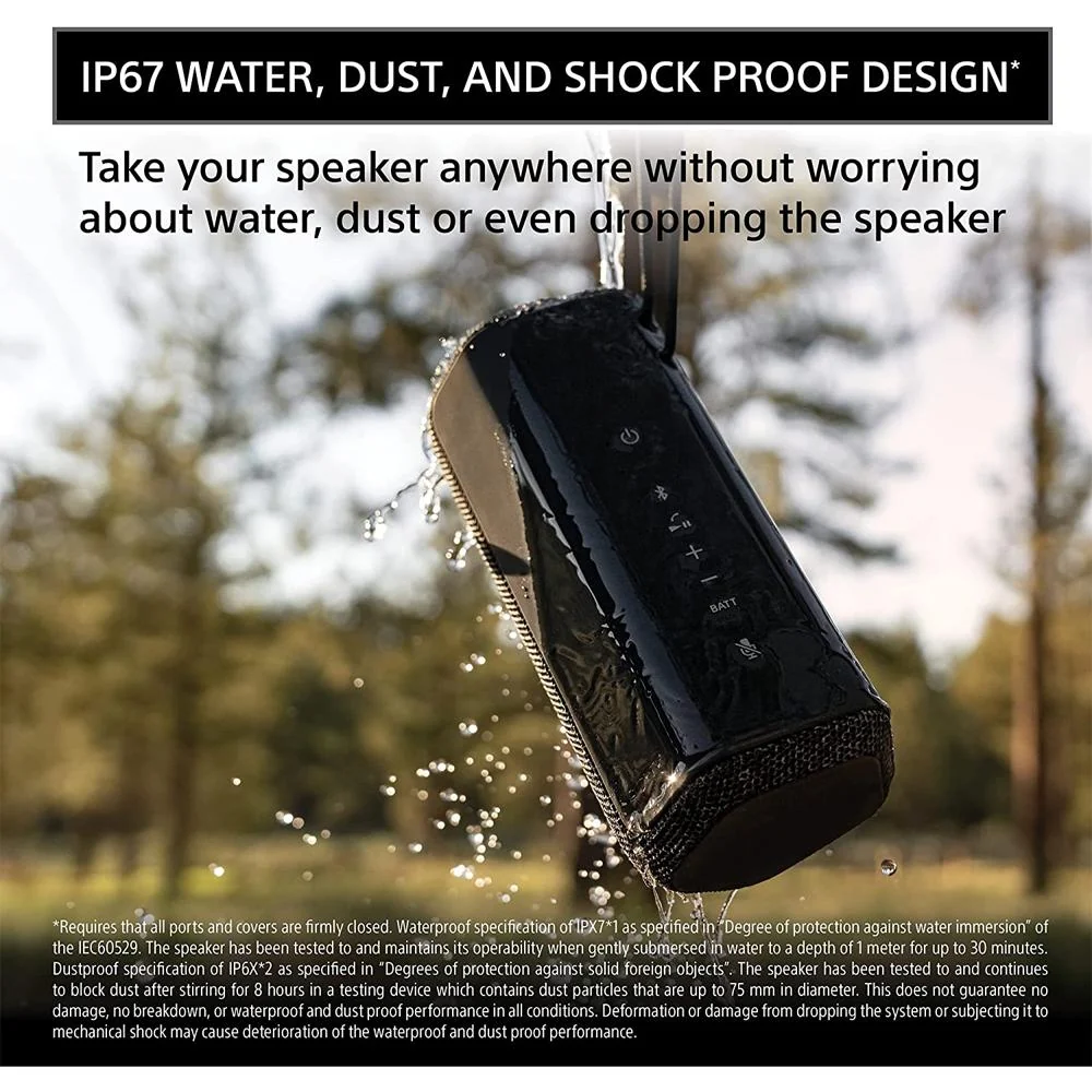 Sony X-Series Portable Wireless Speaker Black + Streaming and Extended Warranty - Image 6
