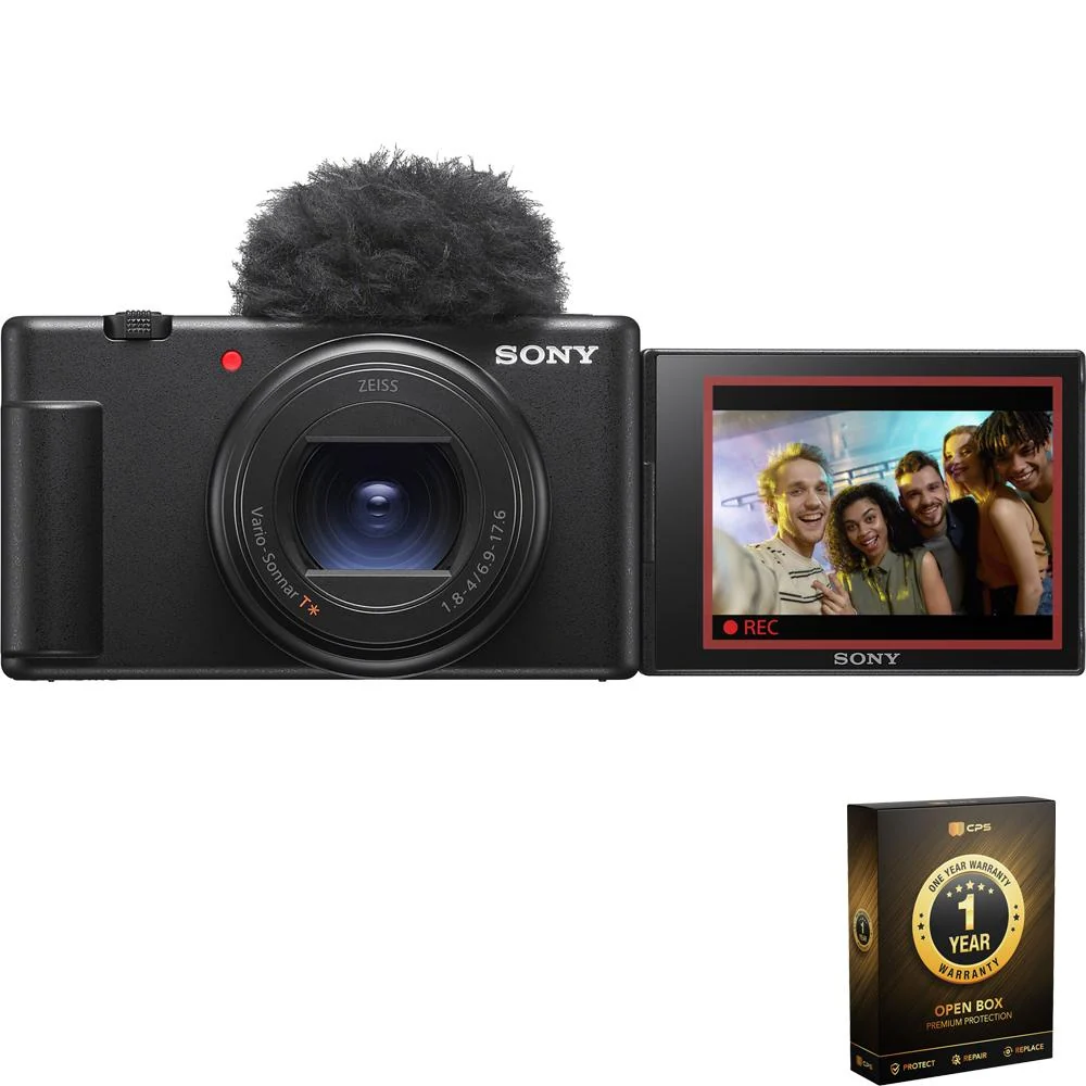 Sony ZV-1 II 4K Camera for Content Creators /Vloggers OPEN BOX + 1 Year Warranty Pack