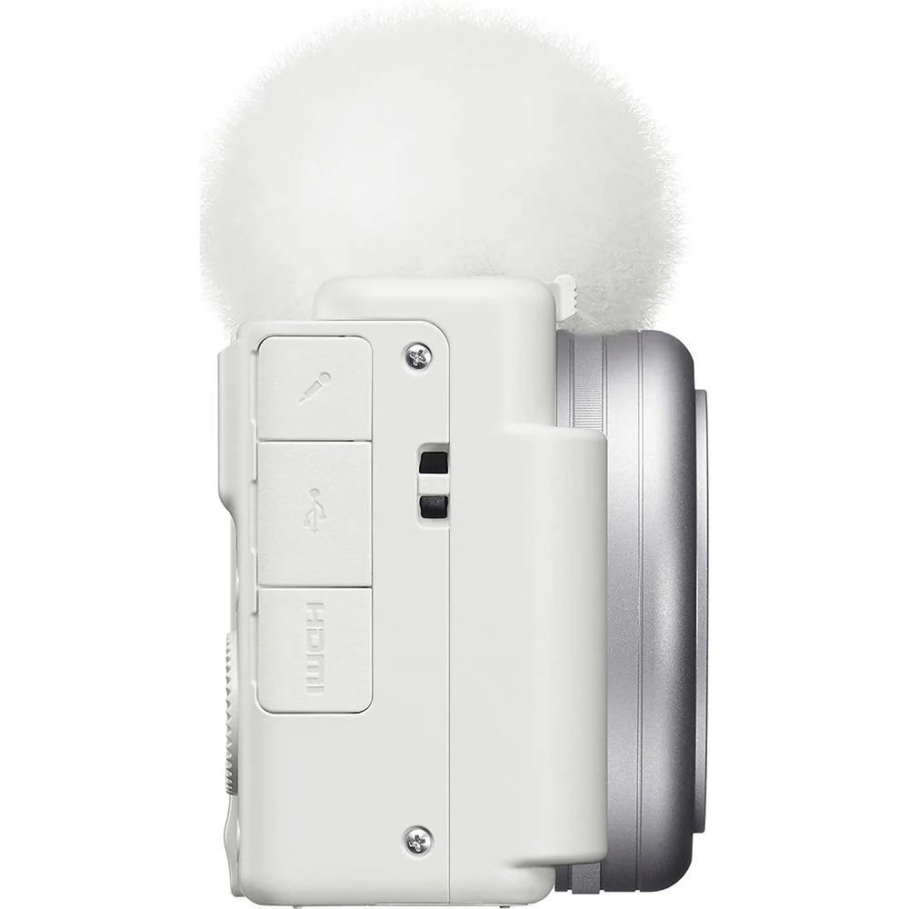 Sony ZV-1F Vlog Camera for Content Creators and Vloggers - White ZV-1F/W - Open Box - Image 4