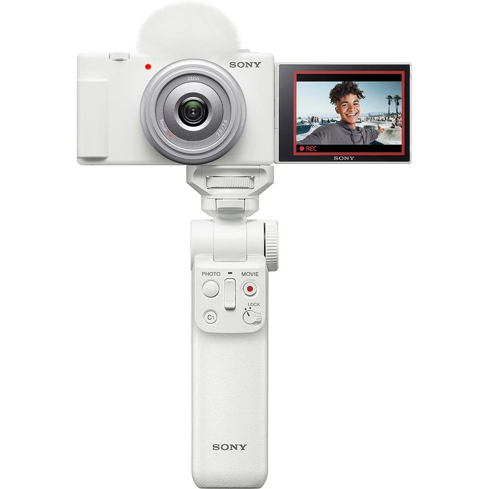 Sony ZV-1F Vlog Camera for Content Creators and Vloggers - White ZV-1F/W - Open Box - Image 8