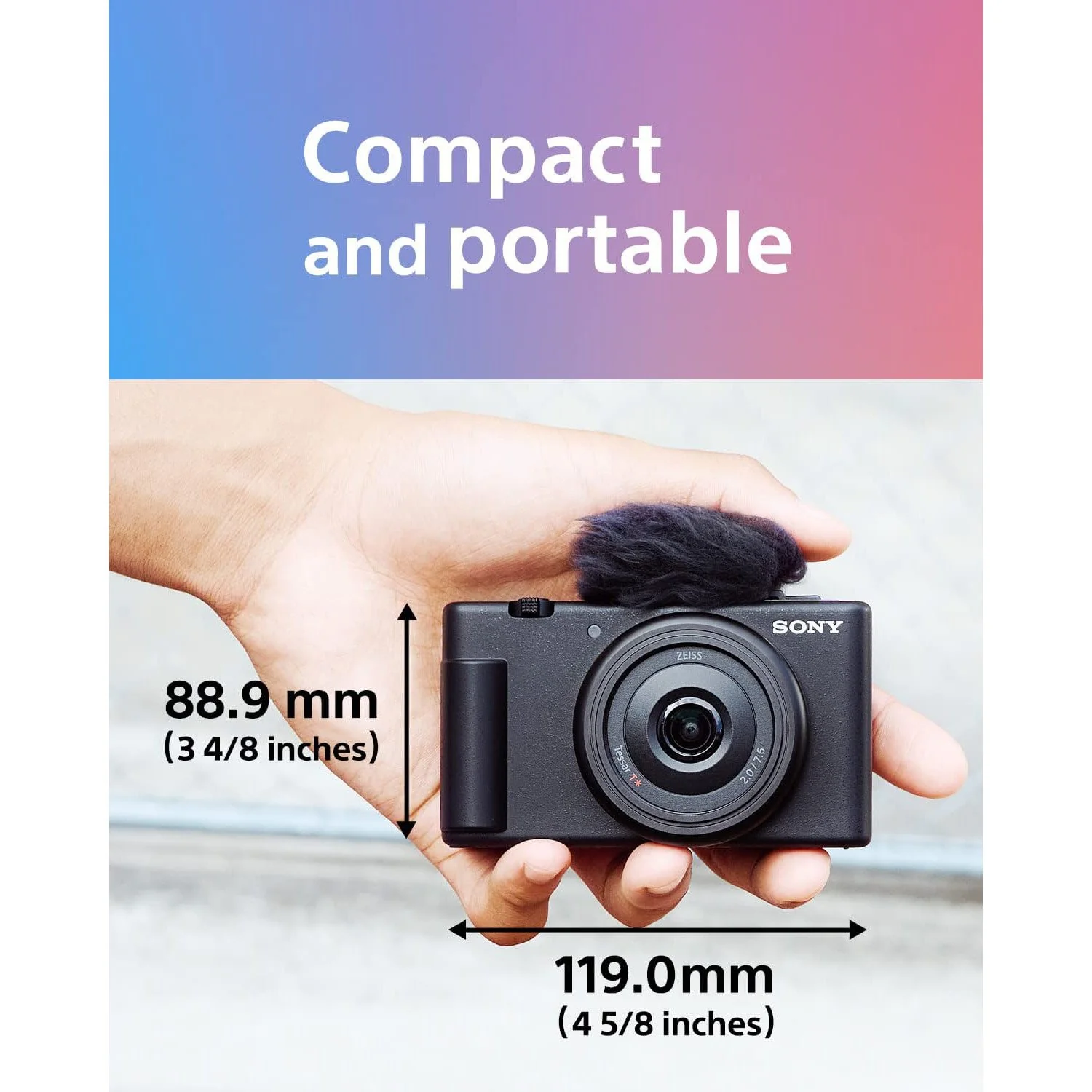 Sony ZV-1F Vlog Camera for Content Creators and Vloggers - White ZV-1F/W - Image 2