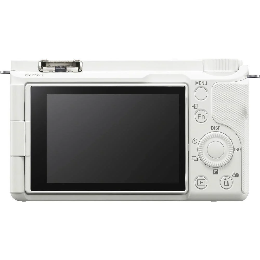 Sony ZV-E10 II Mirrorless Camera White + 16-50mm & 55-210mm 2 Zoom Lens Kit Bundle - Image 5