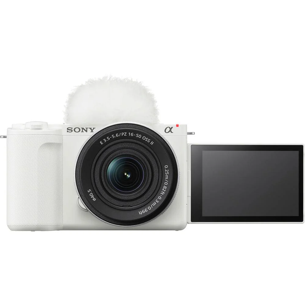Sony ZV-E10 II Mirrorless Camera White + 16-50mm & 55-210mm 2 Zoom Lens Kit Bundle - Image 6