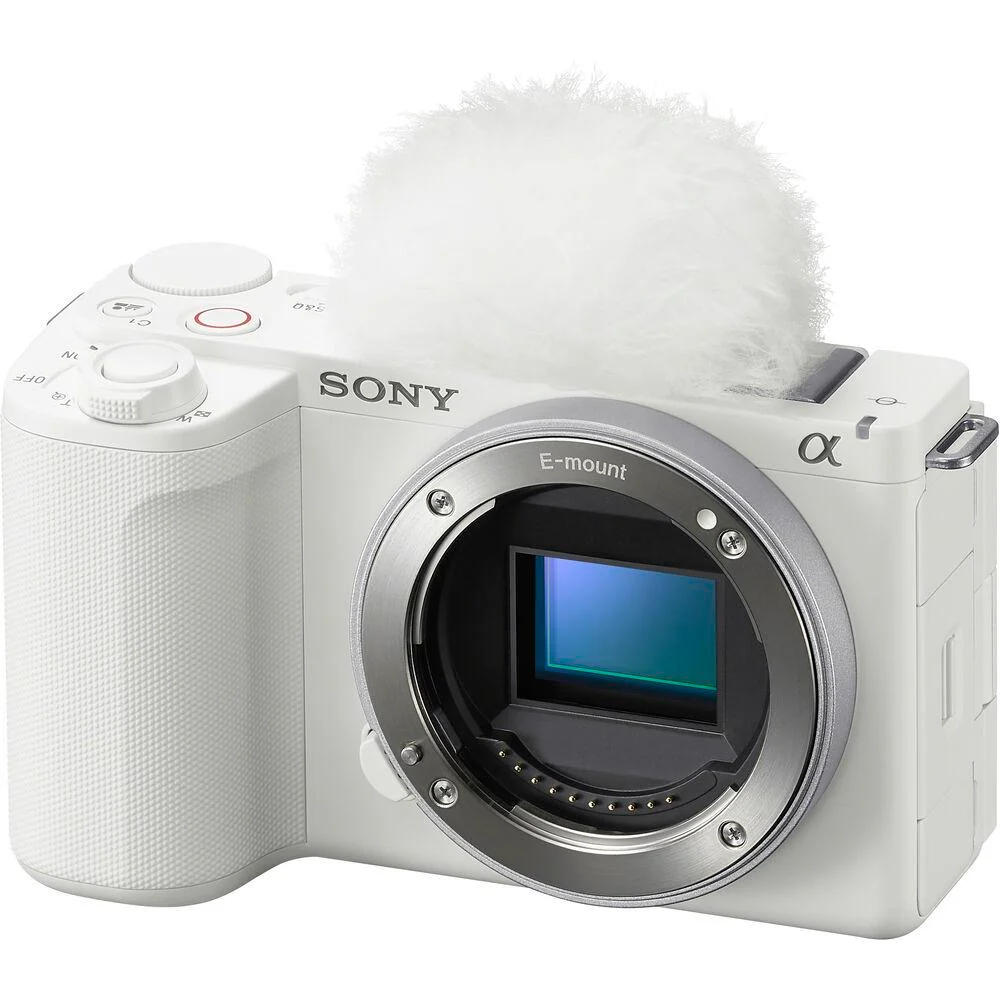 Sony ZV-E10 II Mirrorless Camera White + 16-50mm & 55-210mm 2 Zoom Lens Kit Bundle - Image 8