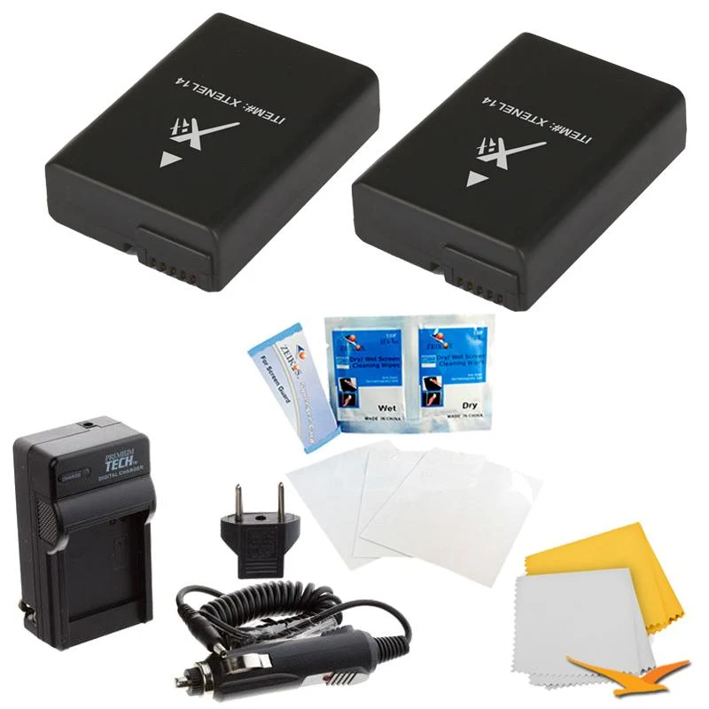 Special 2 Pack Battery Kit For Nikon P7000, P7100, P7700, D3300, D3200,D5100,D5200,D5300 - Image 2