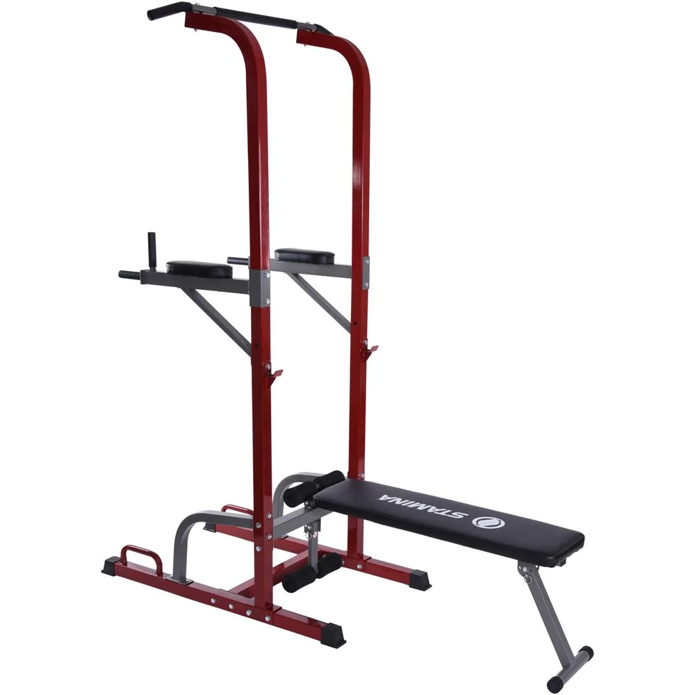 Stamina Full Body Power Tower with Upholstered Bench with Earbuds Bundle - Image 6