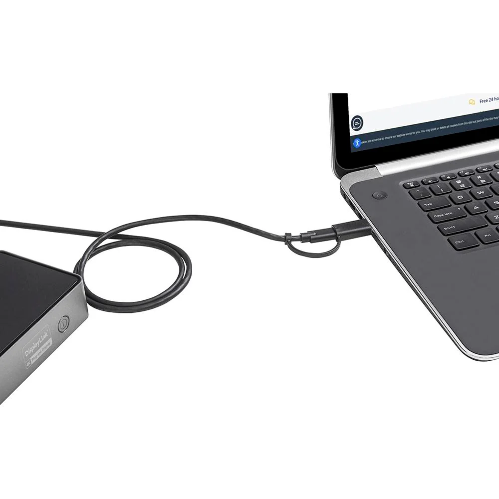 Startech USB-C & USB-A Universal Triple Monitor Laptop Docking Station - DK31C3HDPD - Image 10