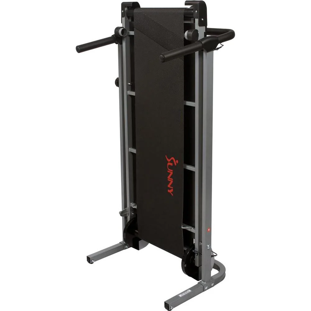 Sunny Health and Fitness SF-T1407M Manual Compact Walking Treadmill with LCD Monitor - Open Box - Image 6