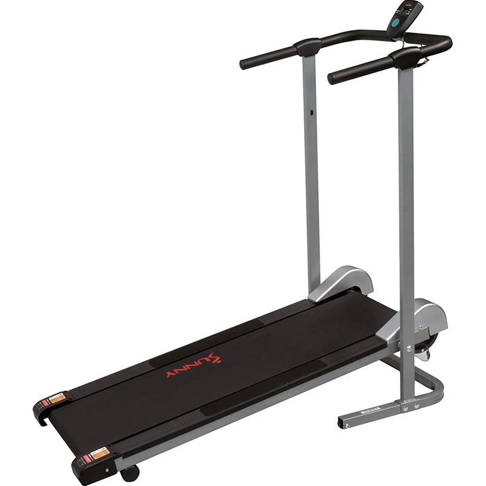 Sunny Health and Fitness SF-T1407M Manual Compact Walking Treadmill with LCD Monitor - Open Box - Image 8