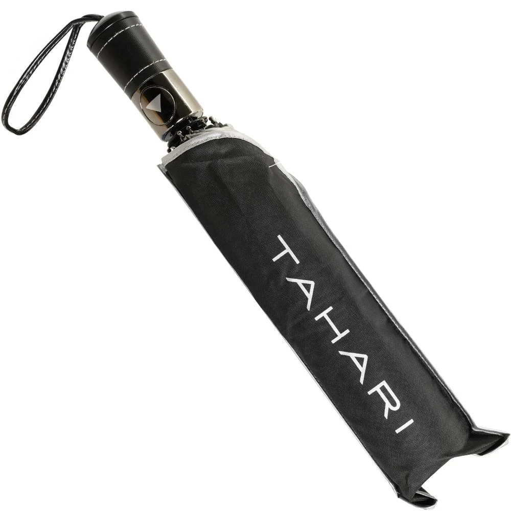 Tahari Collapsible Travel Umbrella Black/White 3 Pack - Image 3