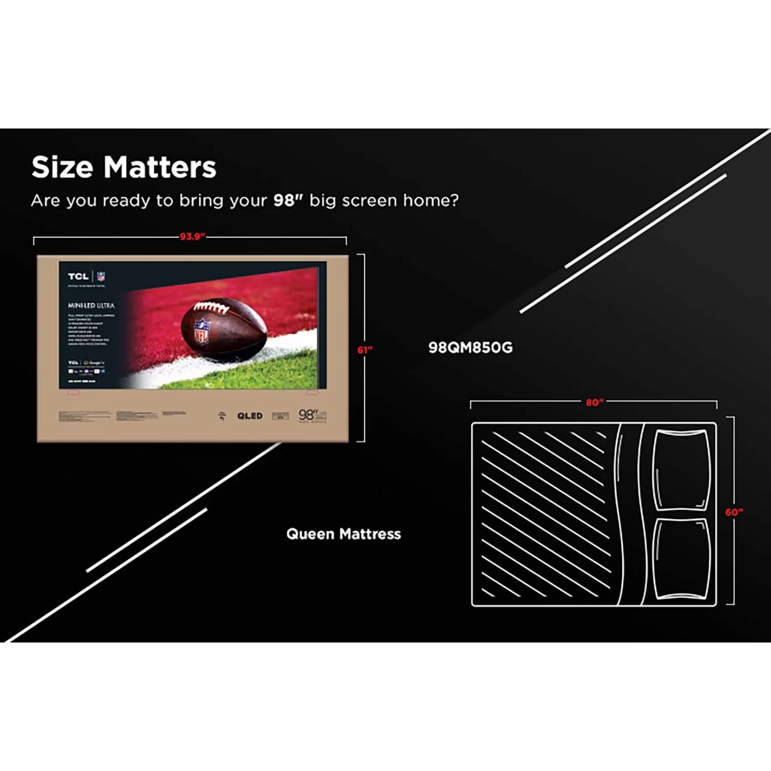 TCL 98" Q CLASS 4K MINI-LED QLED HDR SMART TV WITH GOOGLE TV - 98QM850G - Image 4