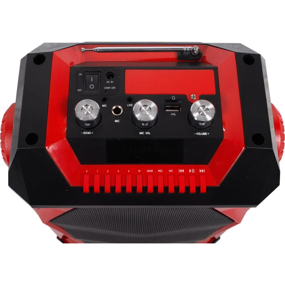 Technical Pro Rechargeable Bluetooth LED Panel Speaker with Wired Mic (WASP460) - Image 3