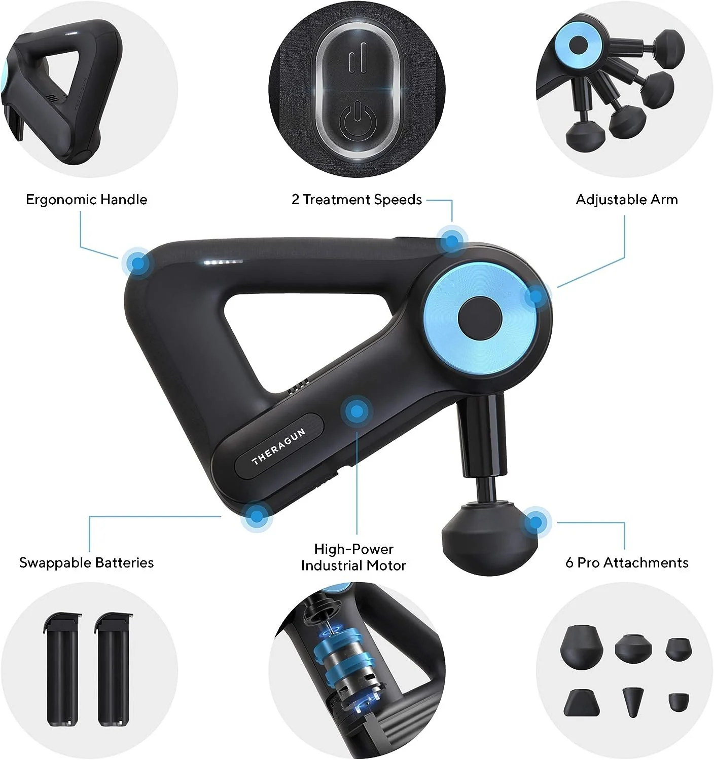 TheraGun G3PRO Percussive Therapy Device, Handheld Deep Tissue Professional Massager - Image 2