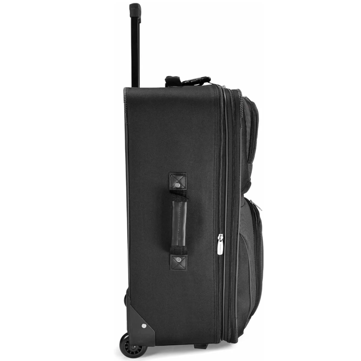 Travel Select Amsterdam Softside Expandable Luggage with Rolling Wheels, Gray, 4-Piece Set - Image 7
