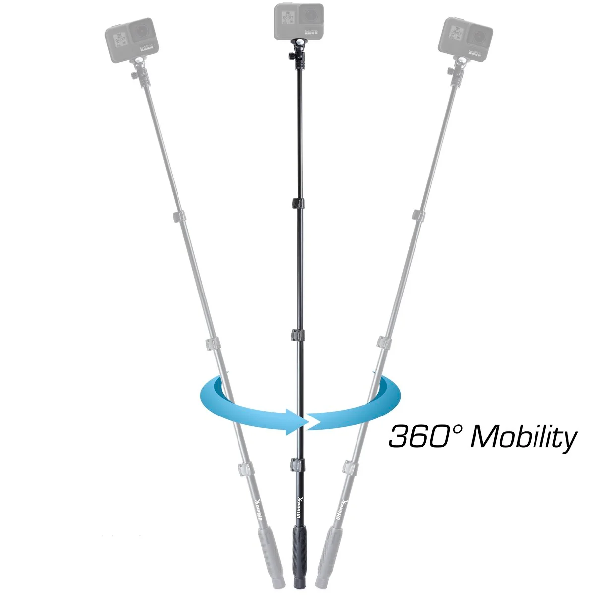 Ultimaxx 48" Monopod with GoPro Adapter & Phone Holder UM-GP-MONO48 - Image 12