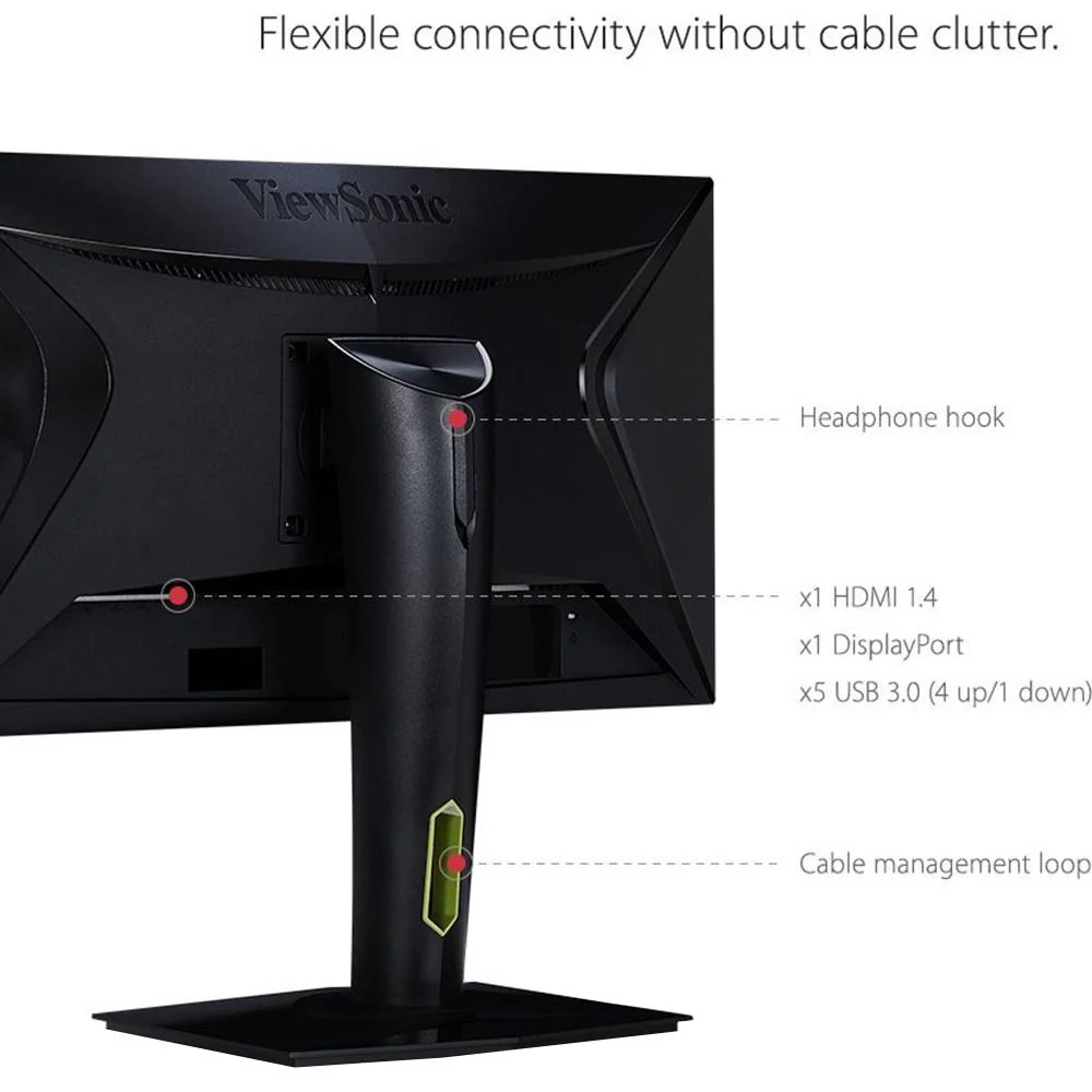 ViewSonic XG2560 25 Full HD 1080p 240Hz TN Gaming Monitor with NVIDIA G-Sync - Open Box - Image 9