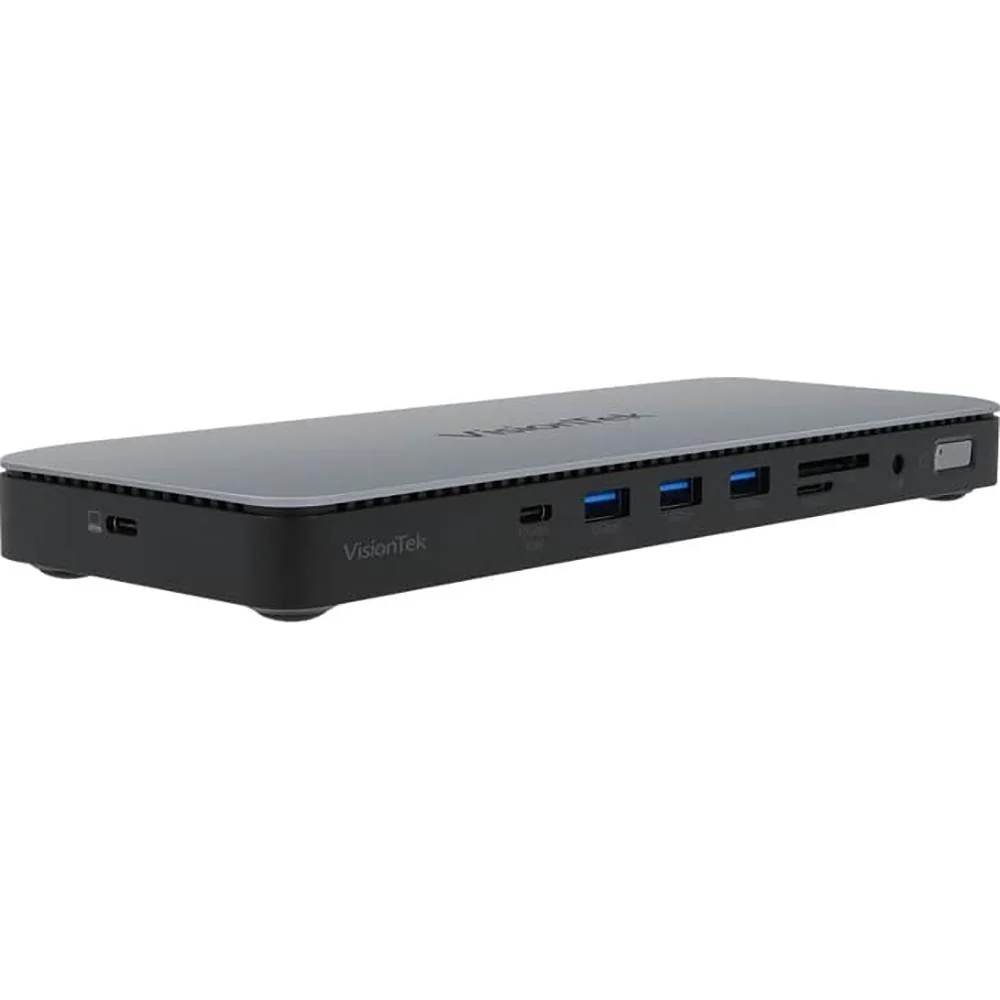 Visiontek VT2600 USB-C DP 1.4 Docking Station in Black - 901531 - Image 7