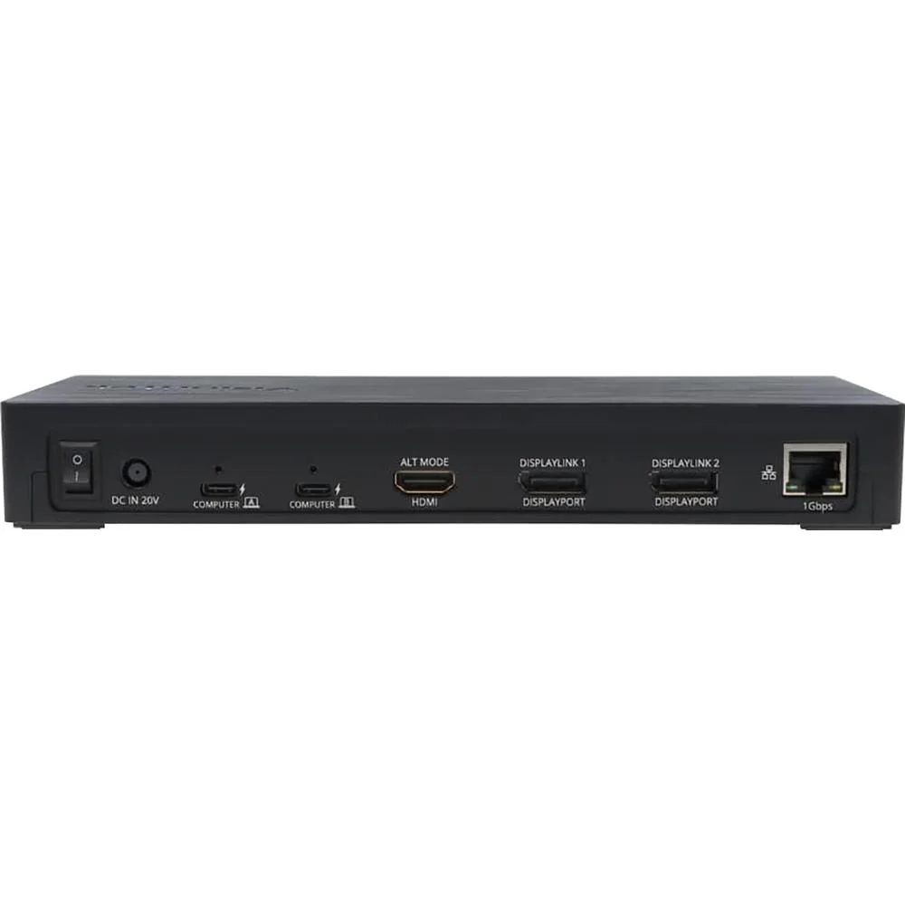 Visiontek VT4950 KVM USB-C Docking Station in Black - 901520 - Image 2