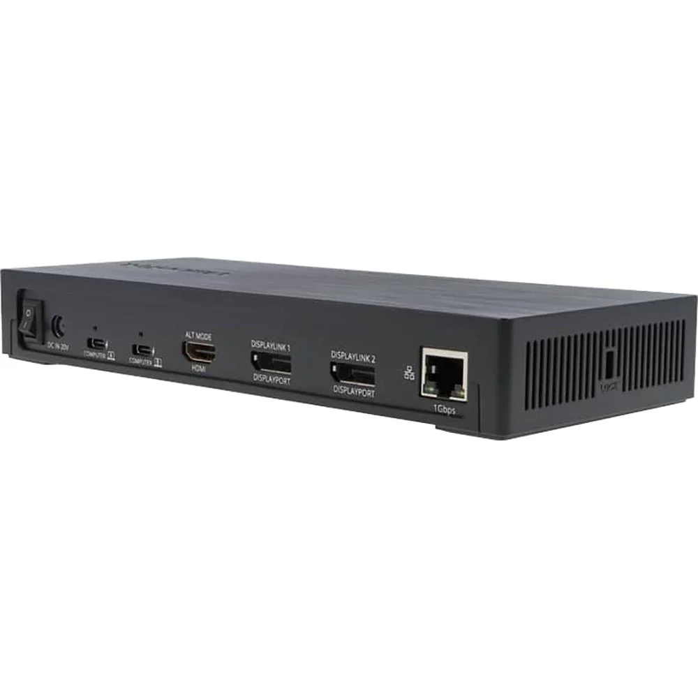 Visiontek VT4950 KVM USB-C Docking Station in Black - 901520 - Image 3