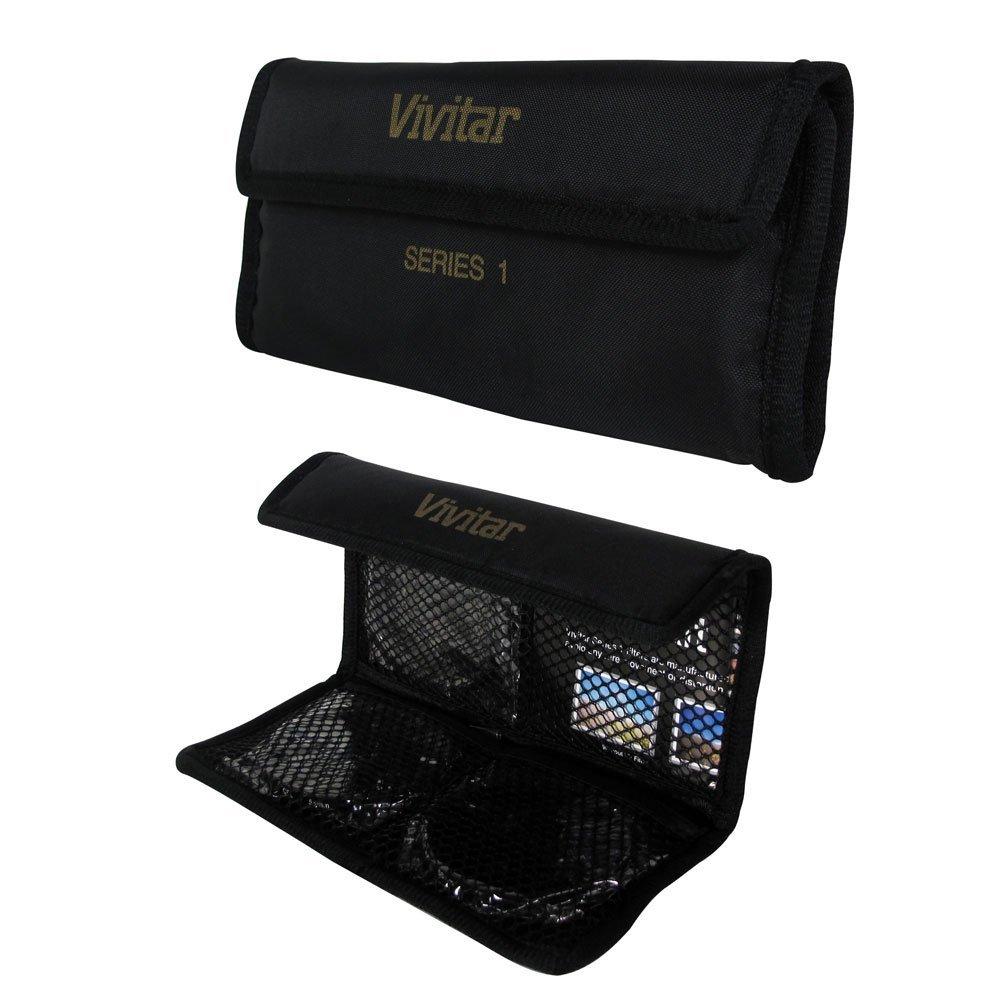 Vivitar 43mm UV, Polarizer & FLD Deluxe Filter kit (set of 3 + carrying case) FK-43 - Image 3