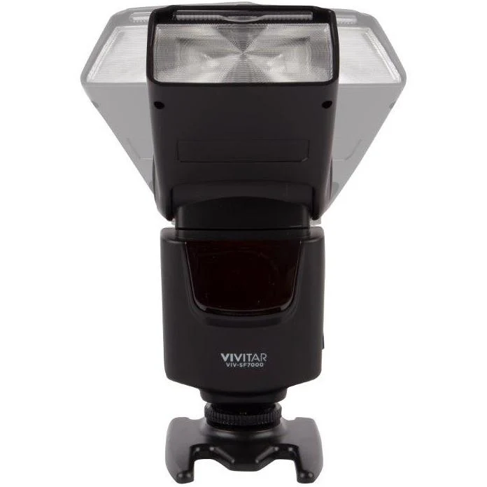Vivitar SF7000 Wireless Optical Slave Flash - Enhance Photos & Colors (Black) VIVSF7000 - Image 2