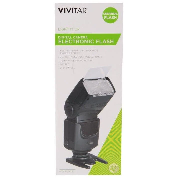 Vivitar SF7000 Wireless Optical Slave Flash - Enhance Photos & Colors (Black) VIVSF7000 - Image 5