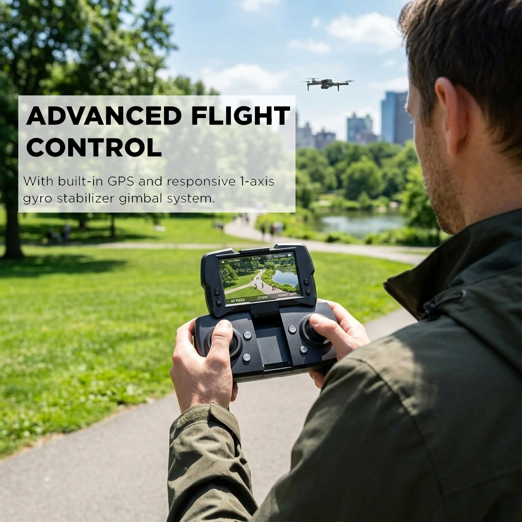 Vivitar SkyVision 4K Ultra HD GPS Foldable Video Drone (DRCSC5) - Image 8
