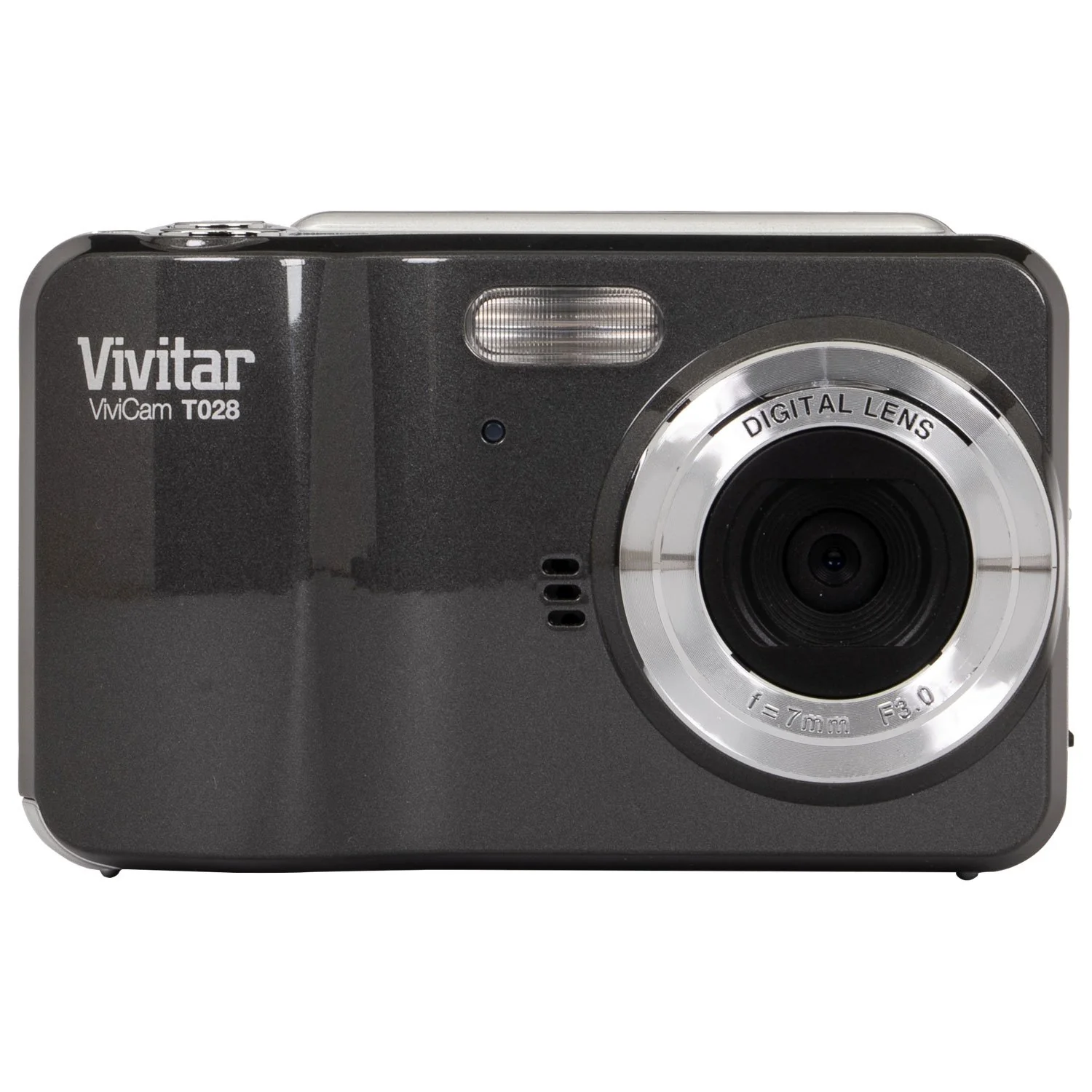 Vivitar T028 iTwist 12.1MP HD Digital Camera (Grey) with 4x Digital Zoom - VT028-GRY/KT1 - Image 2