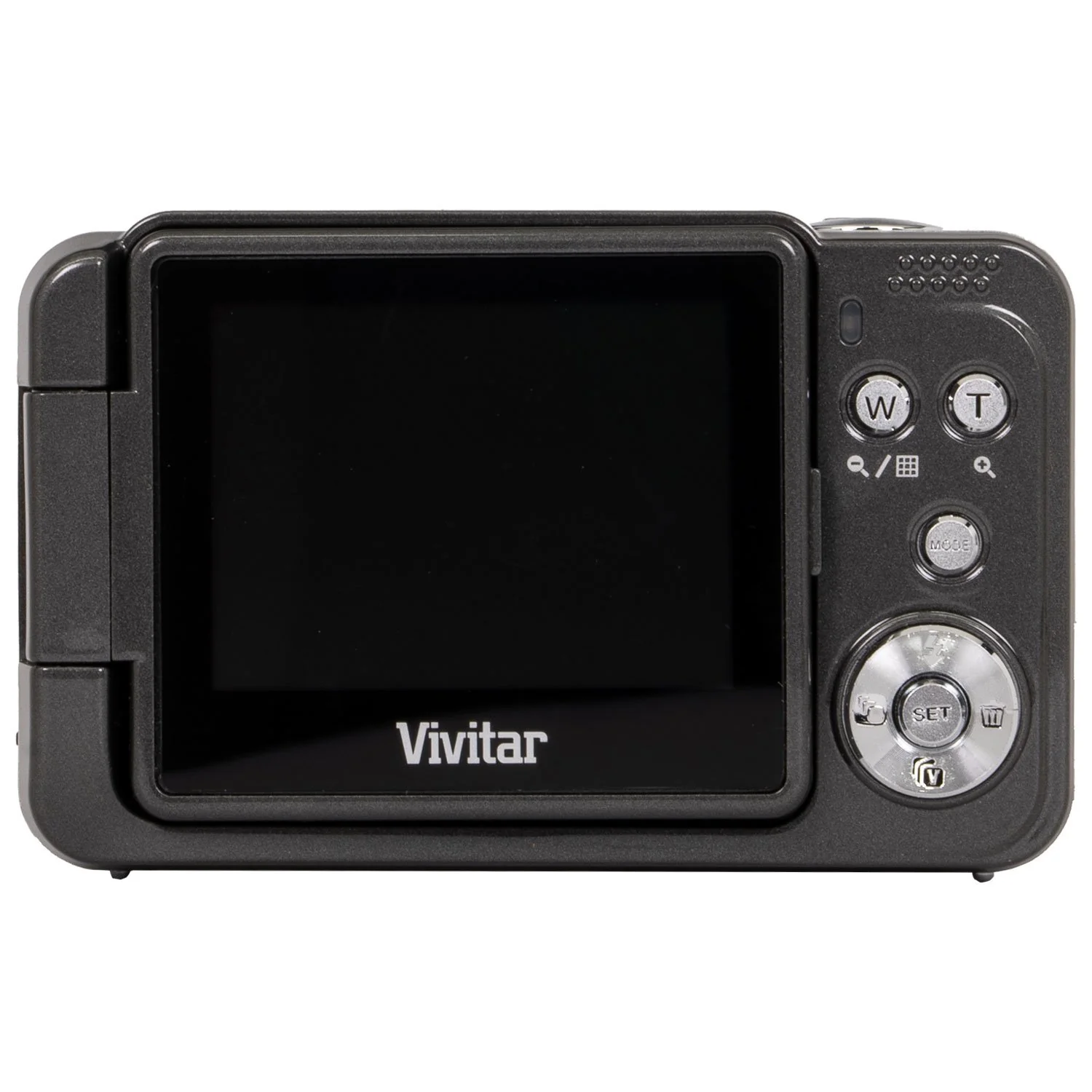 Vivitar T028 iTwist 12.1MP HD Digital Camera (Grey) with 4x Digital Zoom - VT028-GRY/KT1 - Image 5