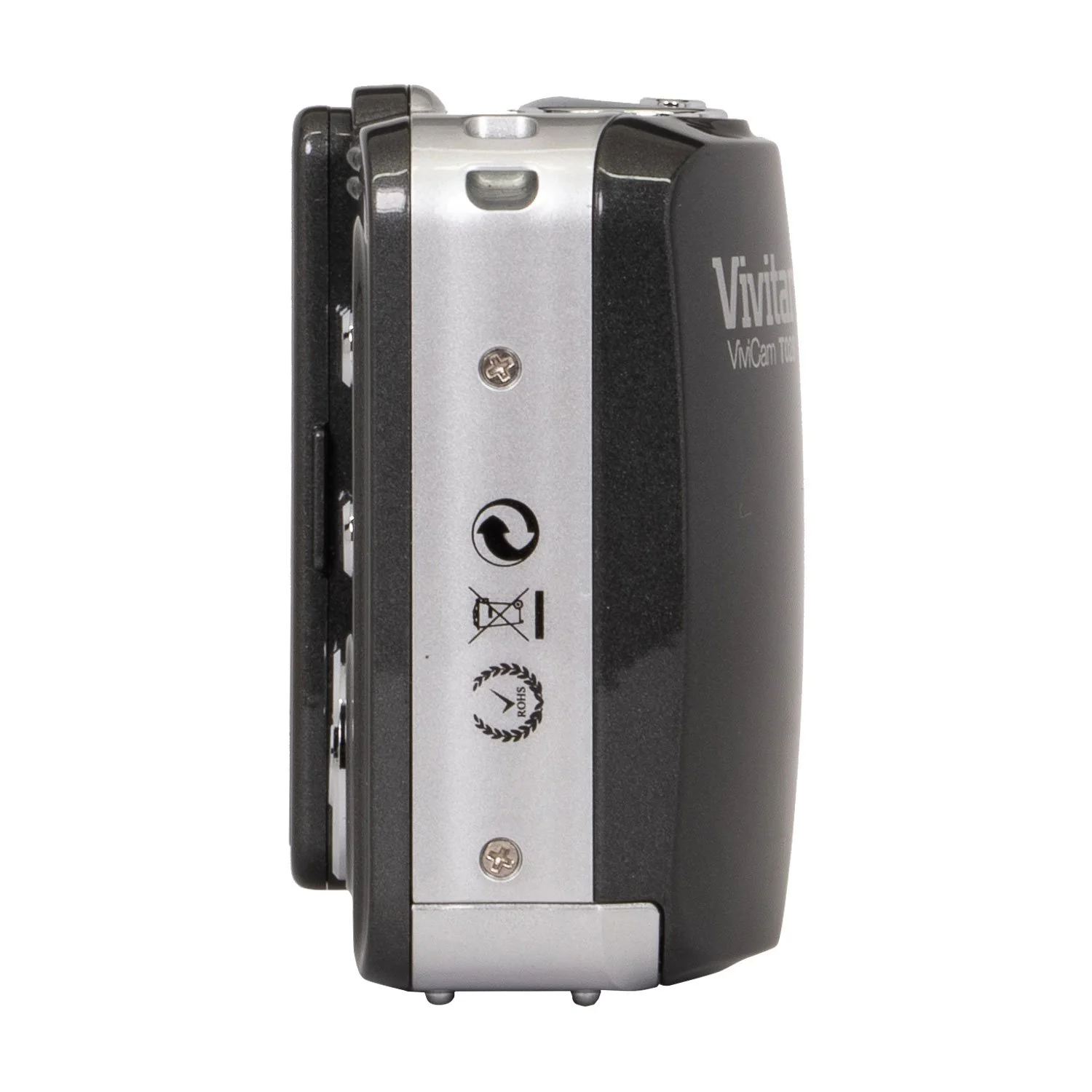 Vivitar T028 iTwist 12.1MP HD Digital Camera (Grey) with 4x Digital Zoom - VT028-GRY/KT1 - Image 6
