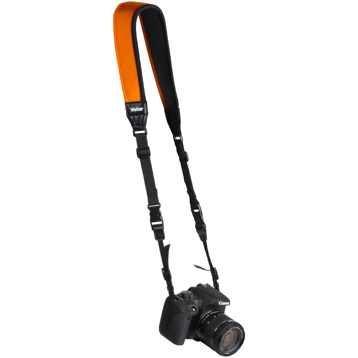 Vivitar Universal Neoprene Neck Camera Strap for DSLR, Mirrorless, Point/Shoot (Orange) - Image 4