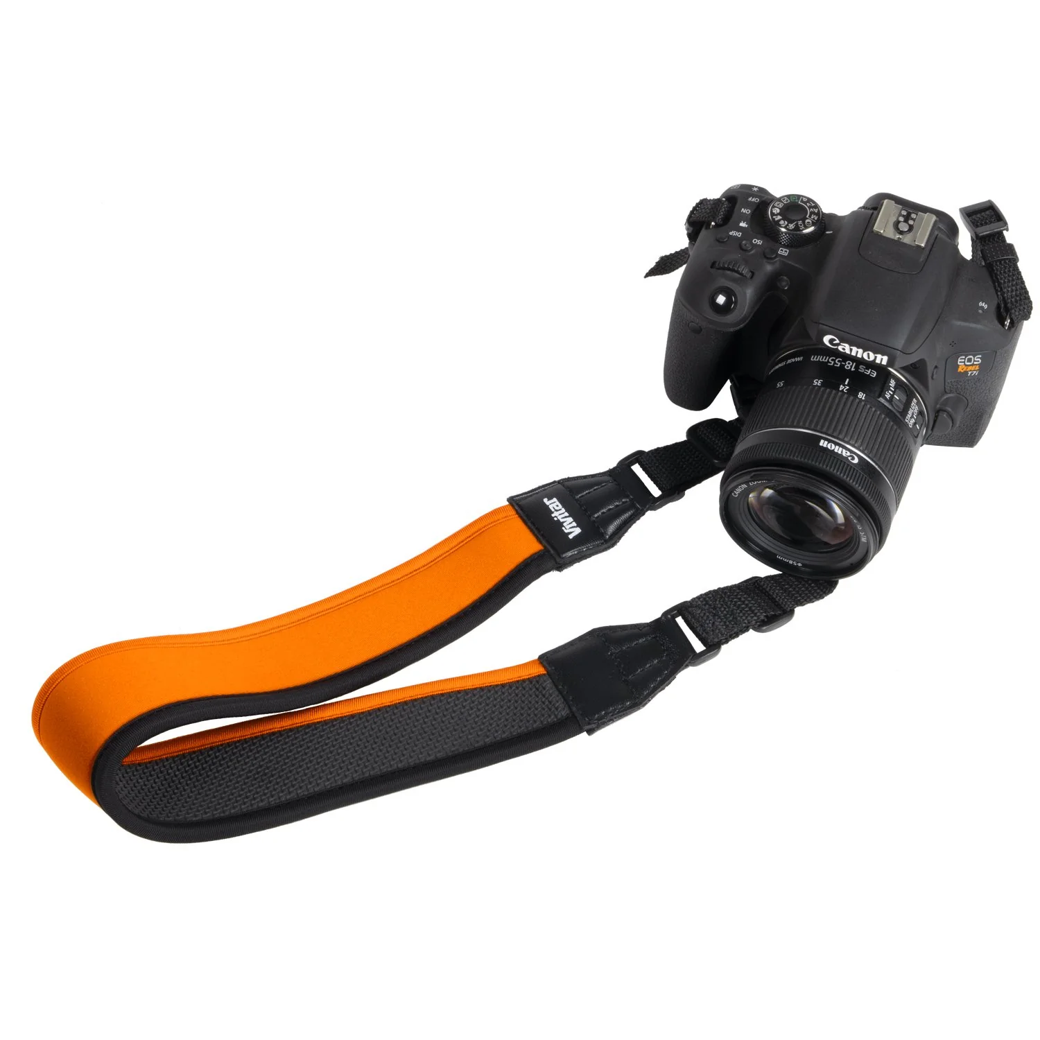 Vivitar Universal Neoprene Neck Camera Strap for DSLR, Mirrorless, Point/Shoot (Orange) - Image 5